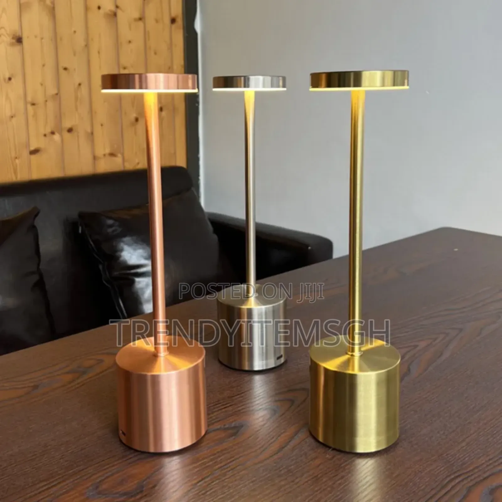 Simple Touch Sensor Led Desk Lamp Rechargeable 3 Colors Adjustable