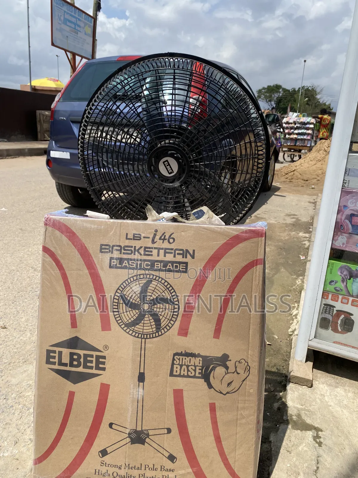 Elbee Standing Fan – Modern Design With Strong Blades