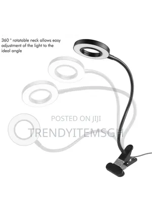 Clip-on Usb Table Lamp With 3 Color Modes Adjustable 10 Brightness