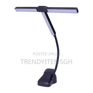 90 Degree Adjustable Dual Head Reading Lamp Foldable Clip Light