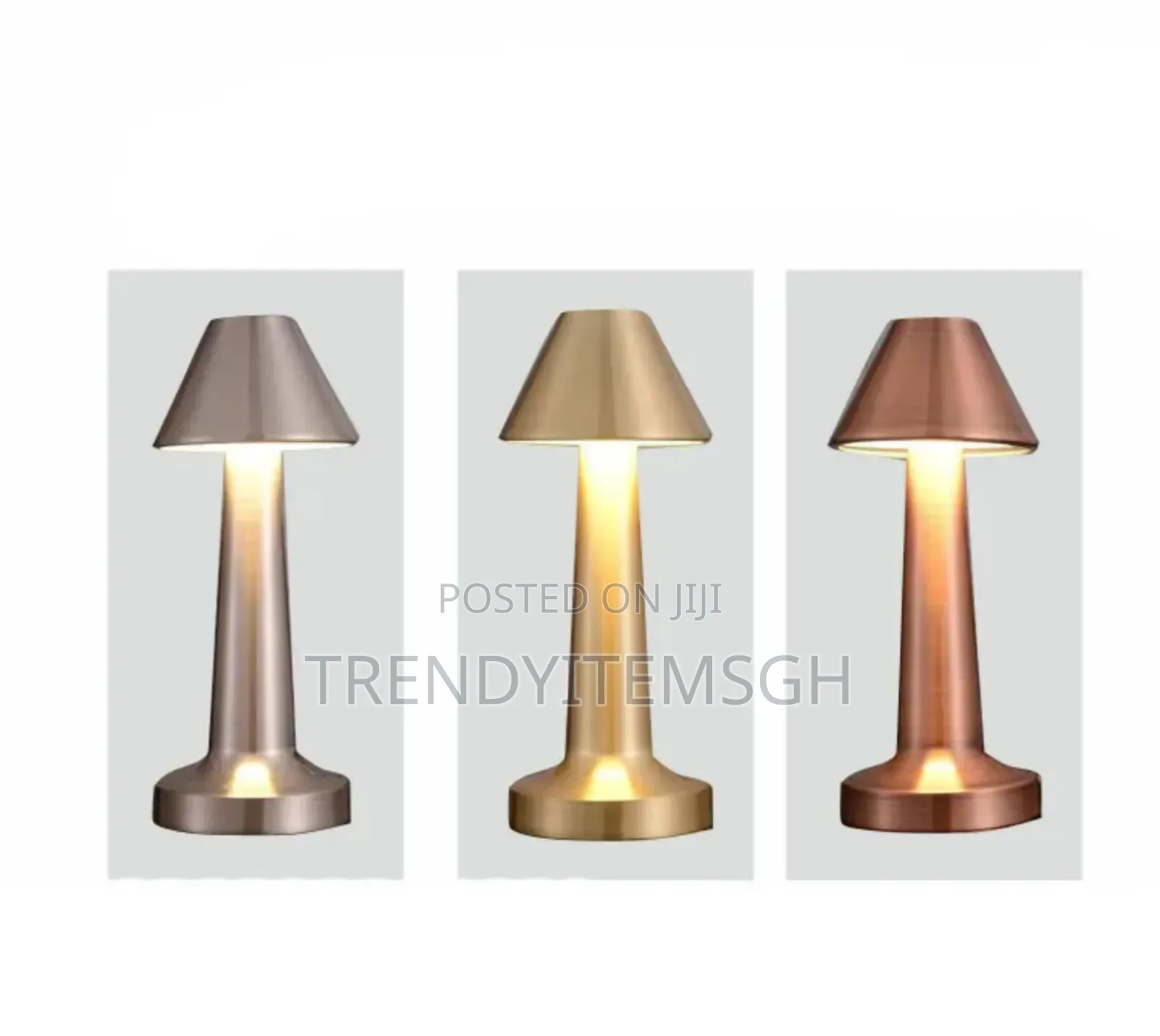 Rechargeable Metal Touch Sensor Beside Led Table Lamp