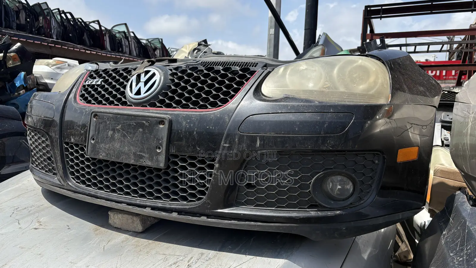 Volkswagen Vw Jetta 5 Gti Front Cut 2007,2008,2009,2010,2011,2012