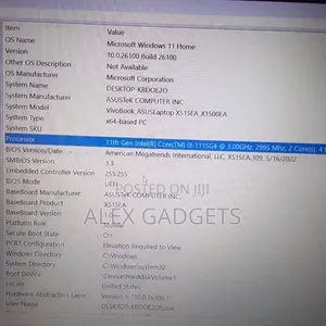 Laptop Asus 8GB Intel Core I3 SSD 256GB