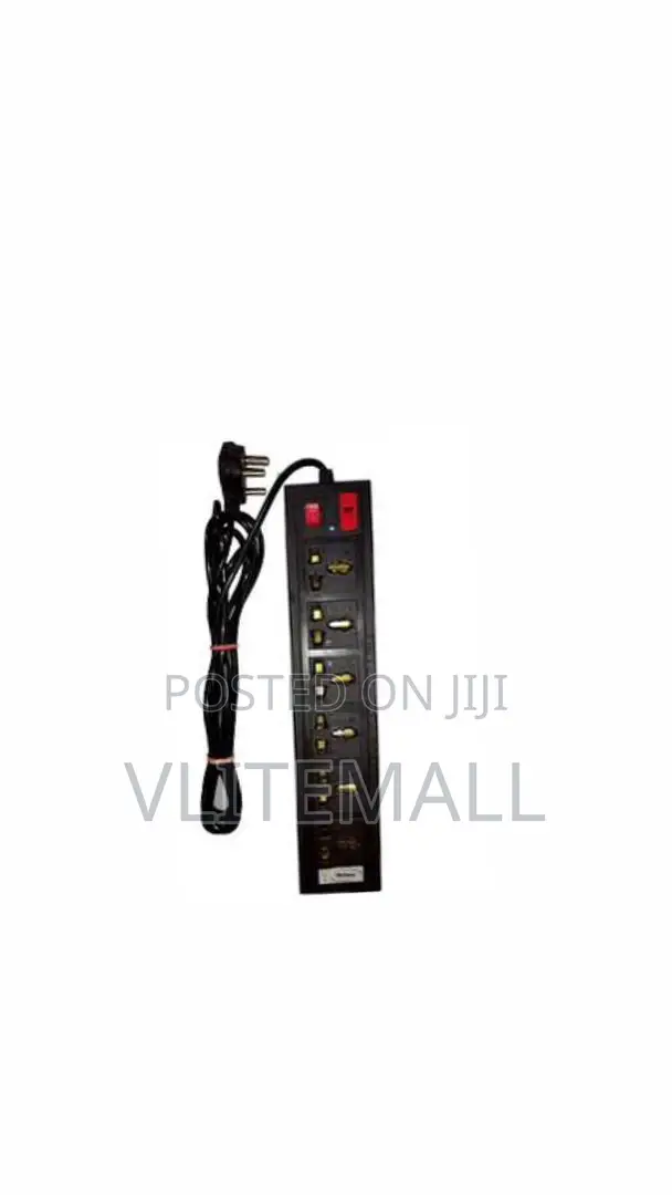 Pdu 6way Multy Tape Black Minipro