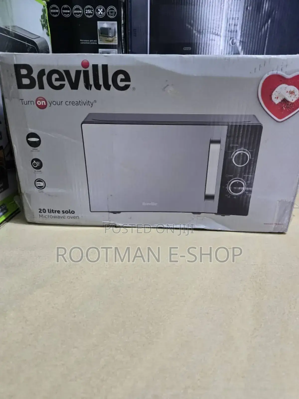 Breville Manual Microwave Oven 17l 6 Power Levels