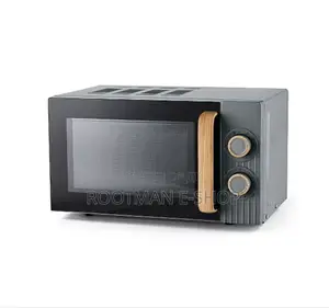 George Home Grey Wood Effect 17l Manual Microwave.