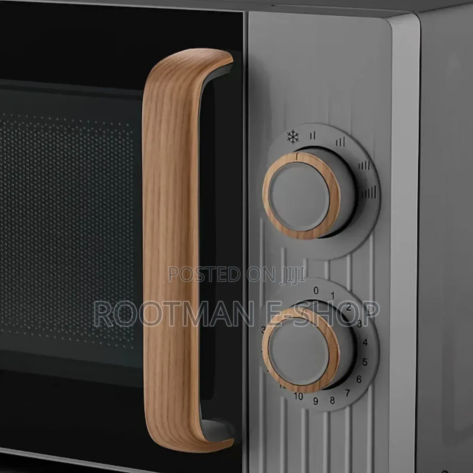George Home Grey Wood Effect 17l Manual Microwave.