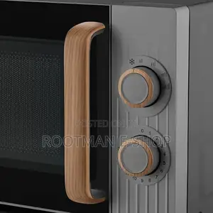 George Home Grey Wood Effect 17l Manual Microwave.