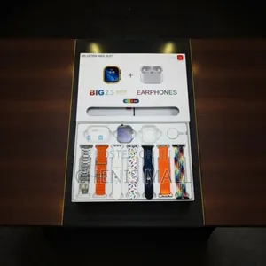I20 Ultra Max Suit 10 in 1 Set+ Airpods Smartwatch(536378)