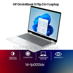 New Laptop HP OmniBook 5 Flip 8GB Intel Core i5 SSD 512GB