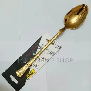 Premium Golden Stainless Steel Spoons Set (6pcs)