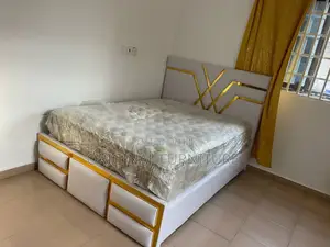 Foreign Double Bed Frame With Mattress