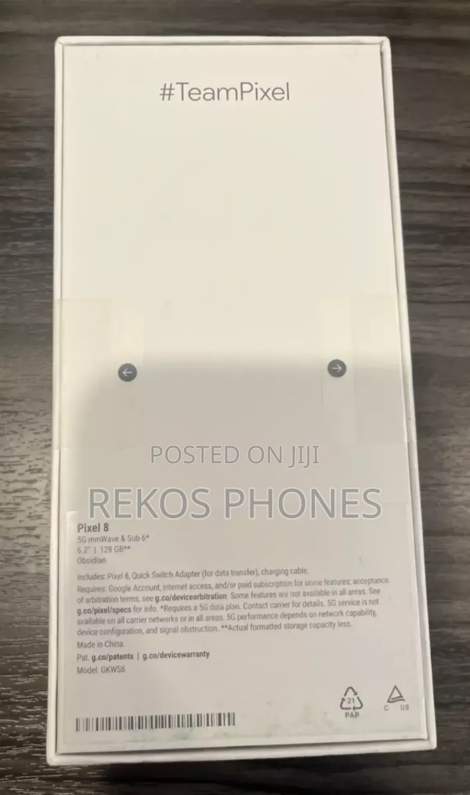 New Google Pixel 8 256 GB Gold