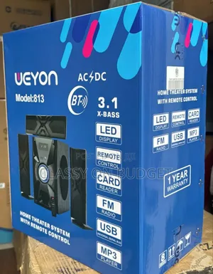 Home Theatre System With Remote Control
