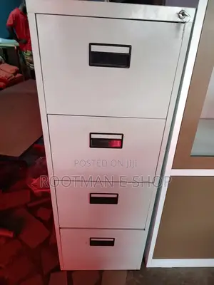 4-Drawer Steel Vertical Filing Cabinet.