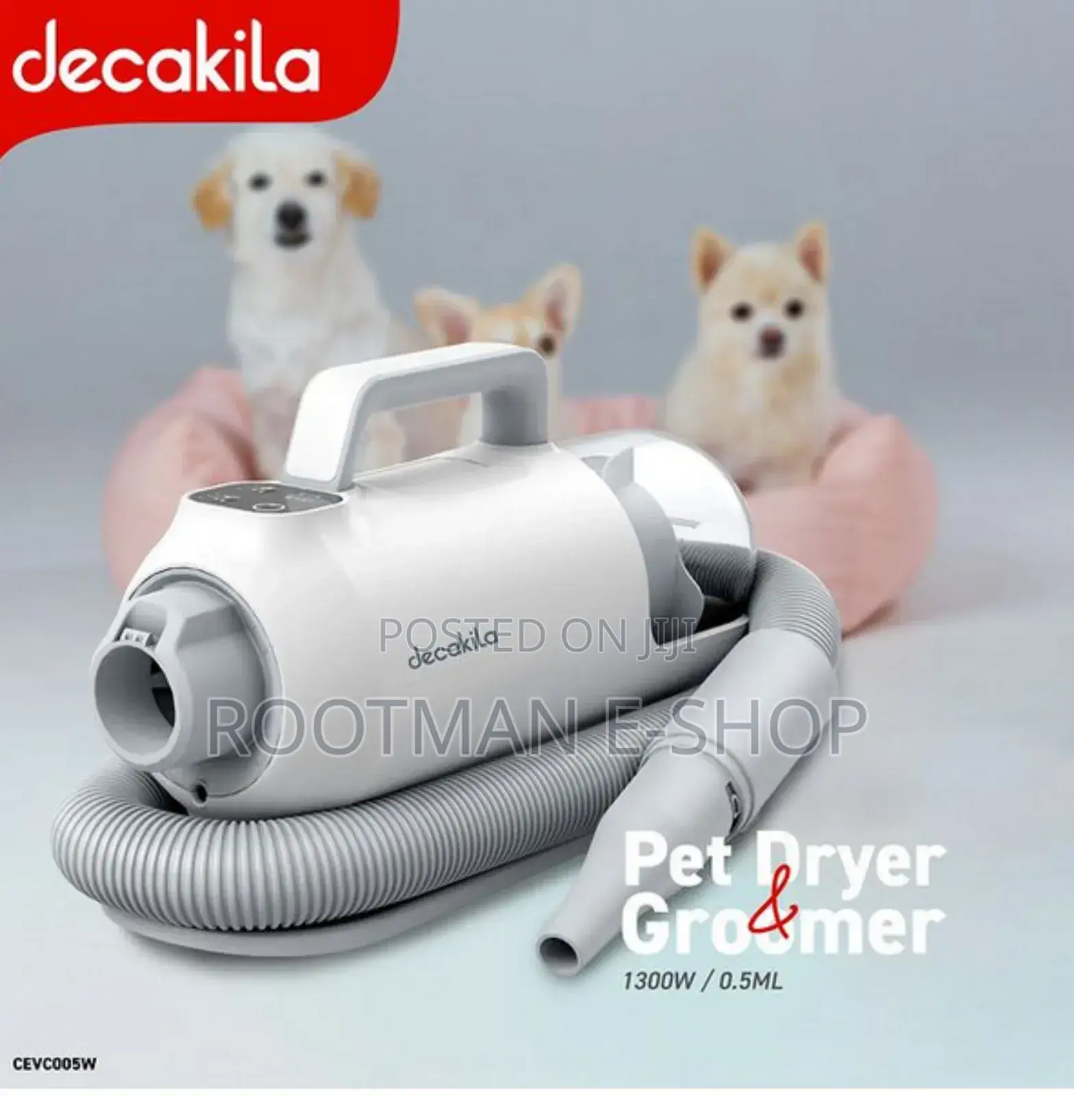 Decakila Cevc005w Pet Dryer and Groomer-White