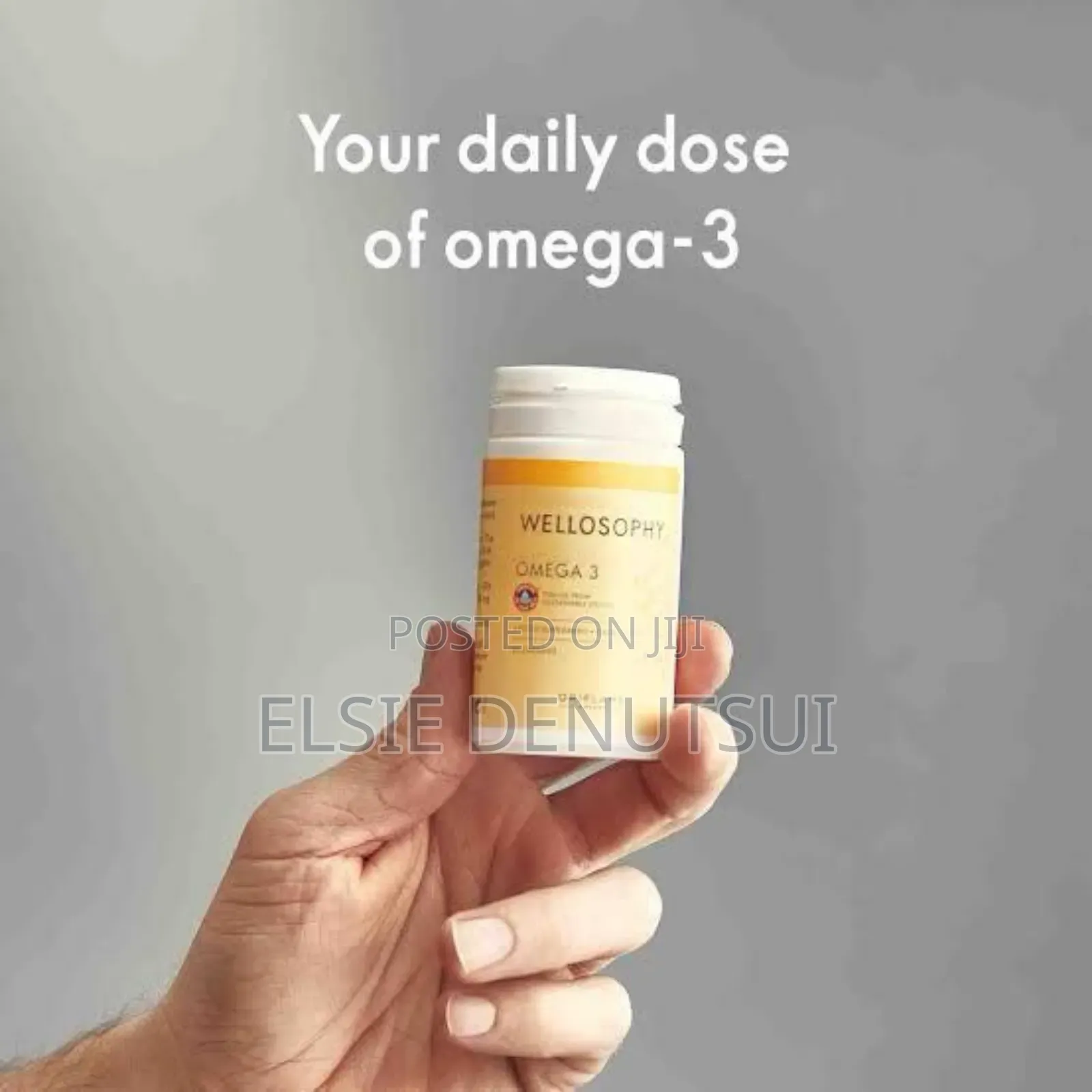 Wellosophy Omega 3 Sourced From Fish Oil- Friend of the Sea Certified