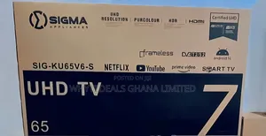 Sigma 65" Smart Android Ultrahd Tv| Bluetooth| Voice-control|Hdr| 2025