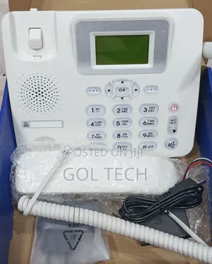 GSM Fixed Wireless Phone Universal Sim Phone With Backup Battery
