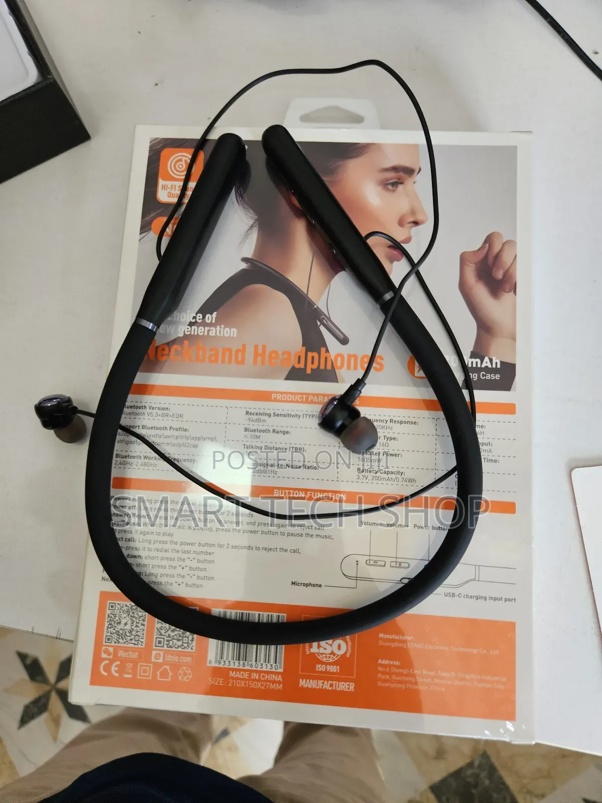 Ldnio N30 Neckband Sports Headphones Upto 16hrs Playtime