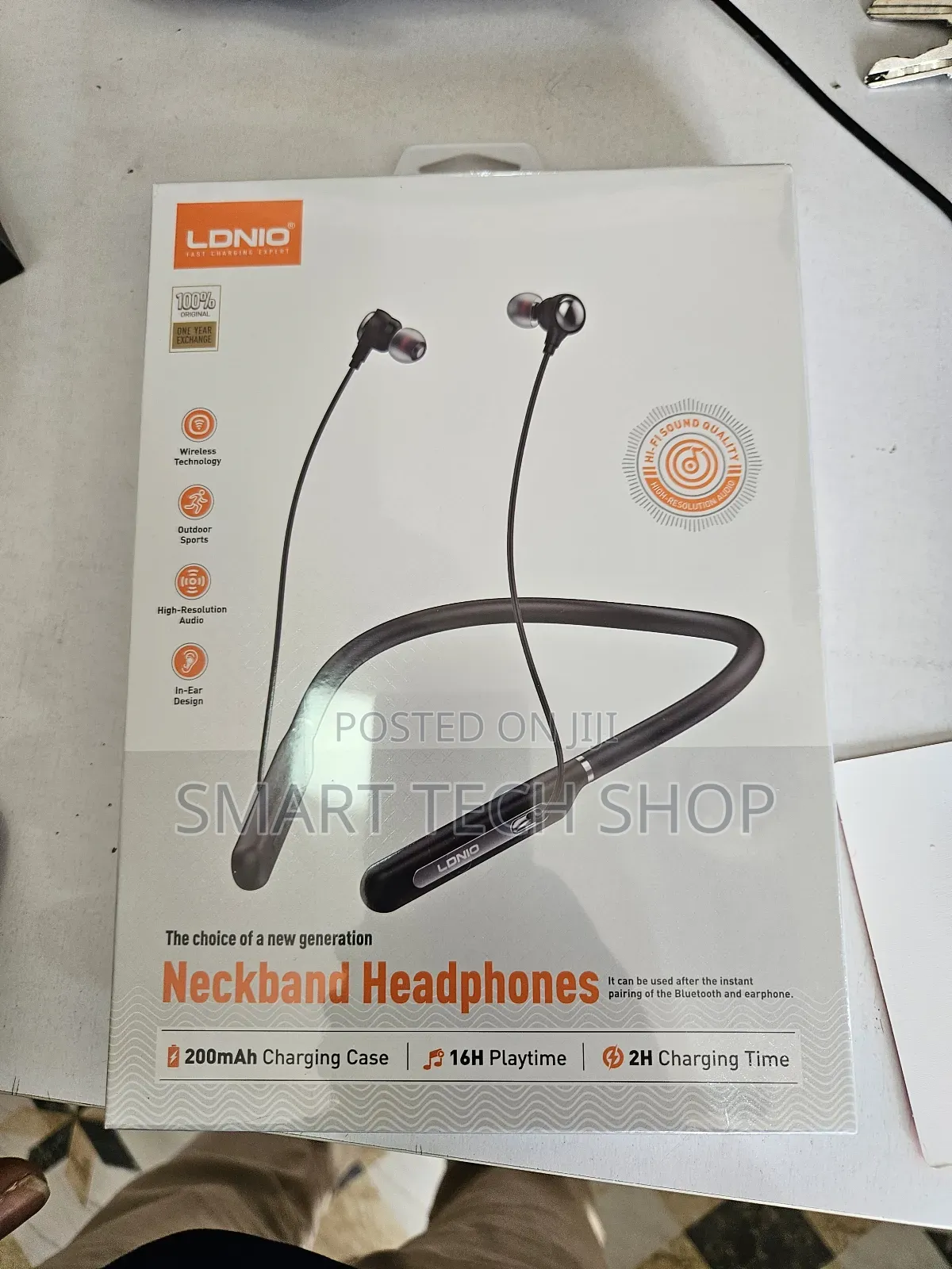 Ldnio N30 Neckband Sports Headphones Upto 16hrs Playtime
