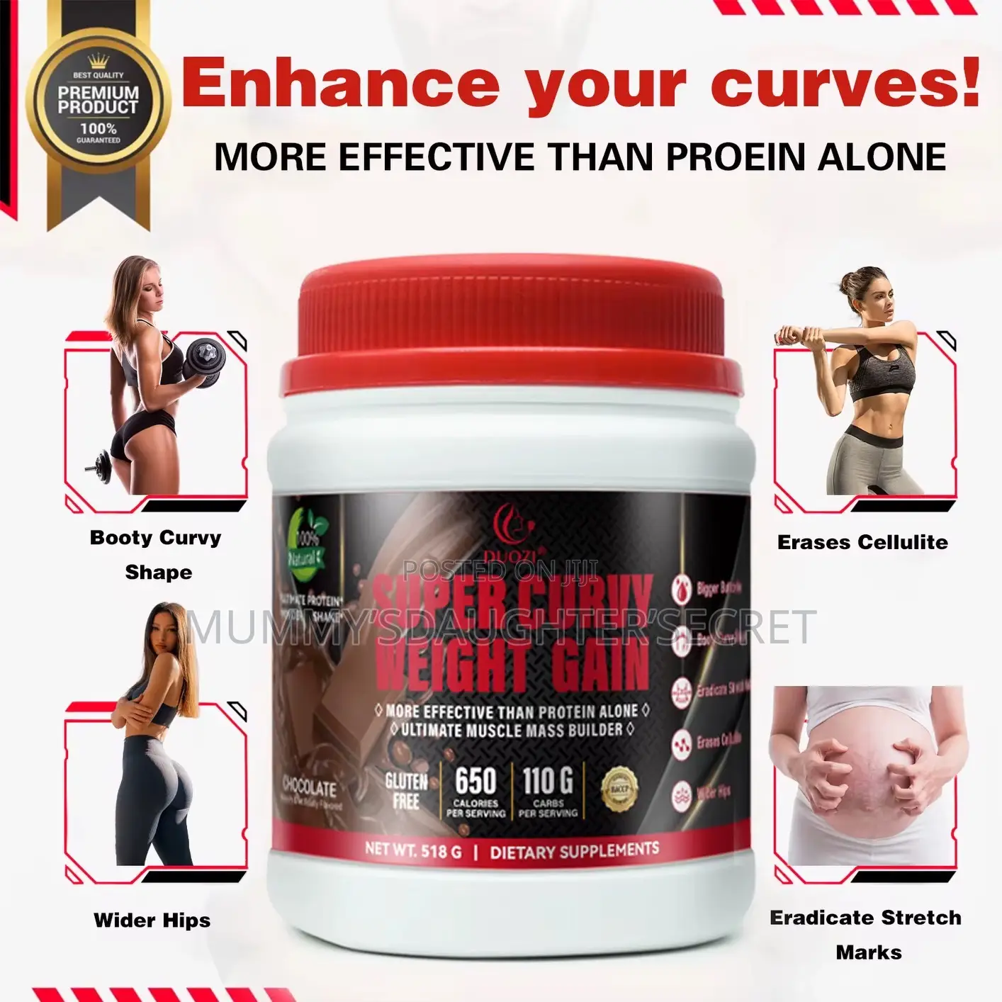 Douzi Super Curvy Weight Gain Powder (150 Wholesale )