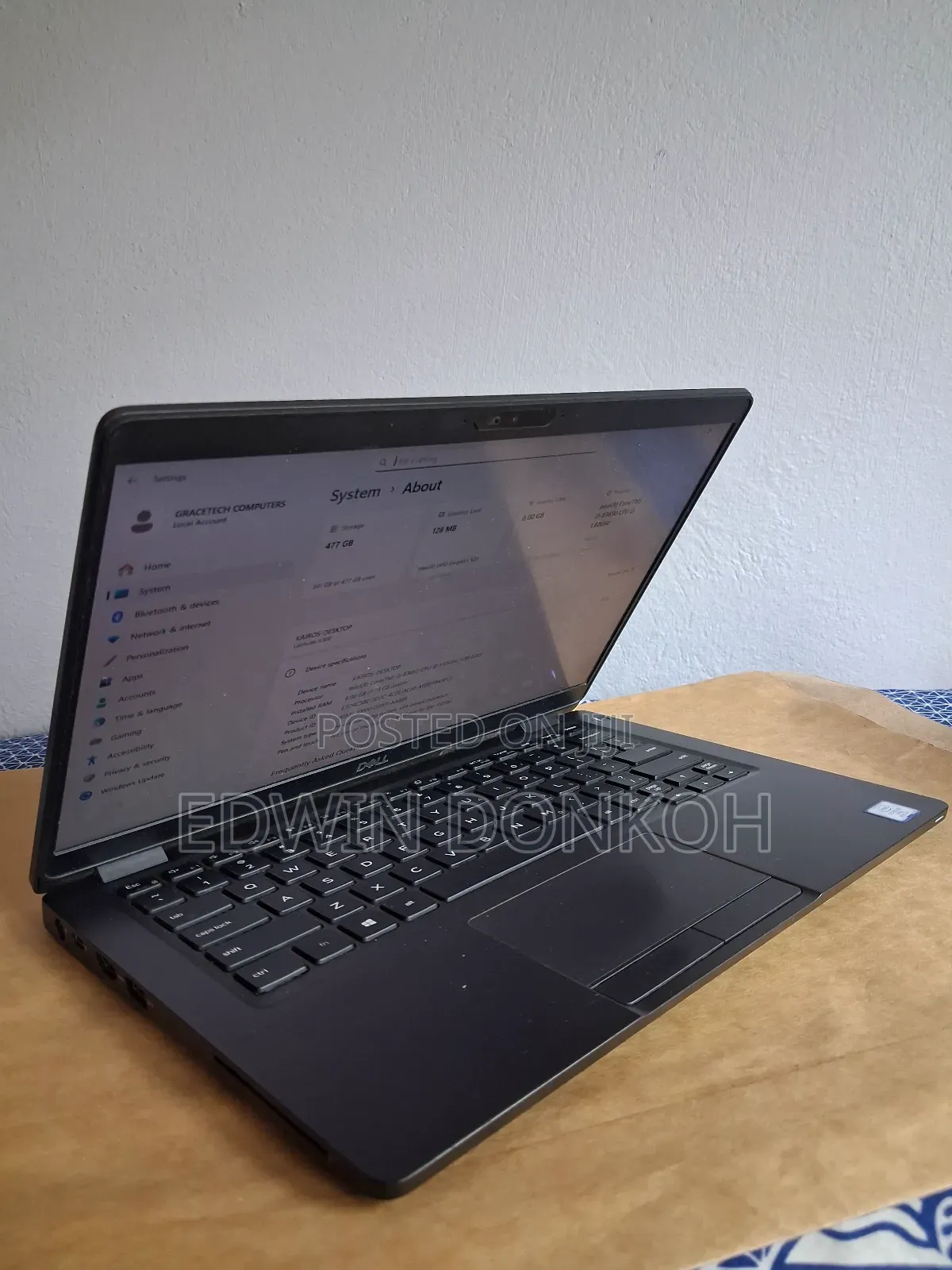 Laptop Dell Latitude 5300 8GB Intel Core I5 SSD 512GB