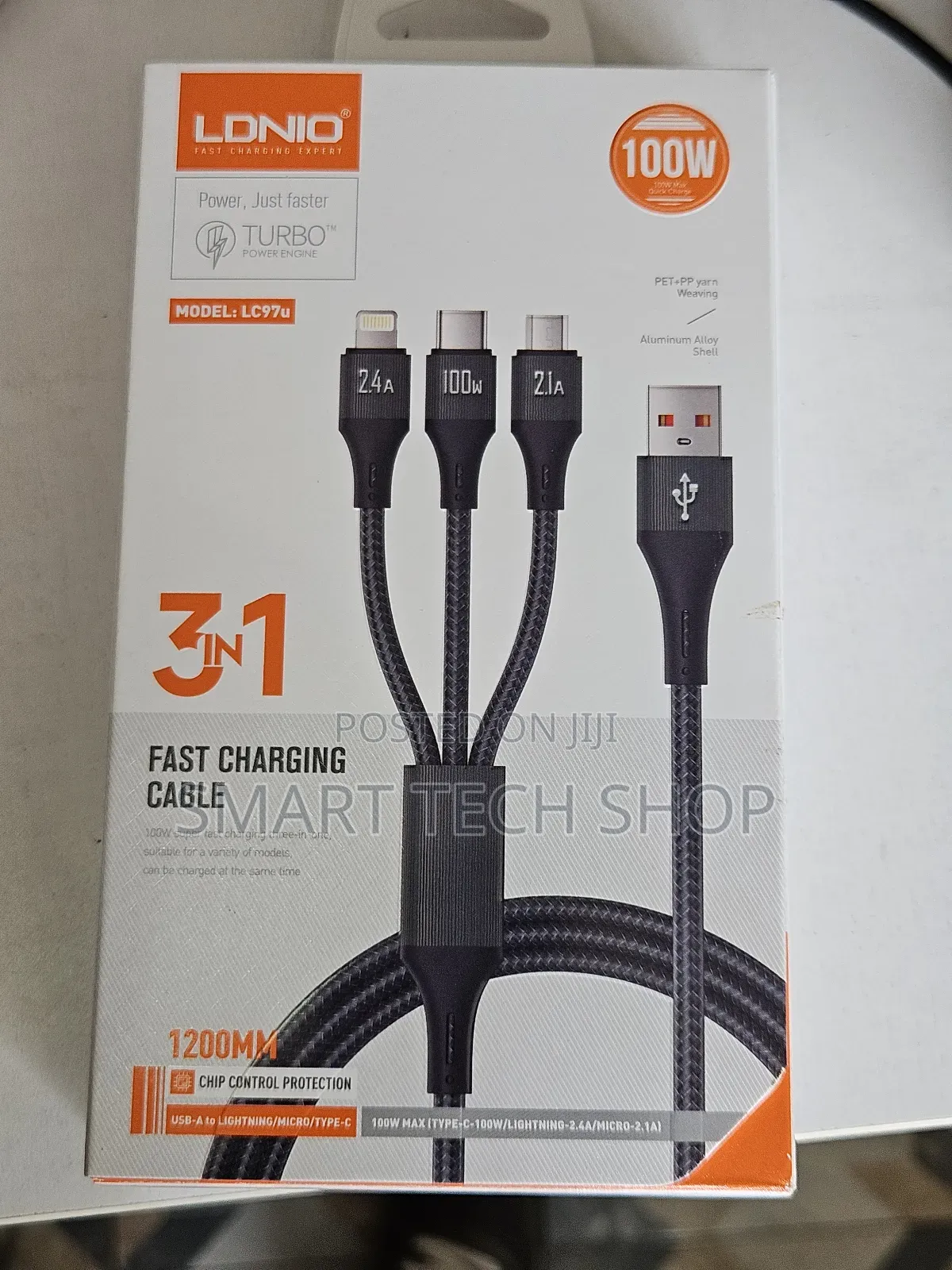 Ldnio Lc97u Universal Multi-Function Charging Cable Tablet 3 in 1