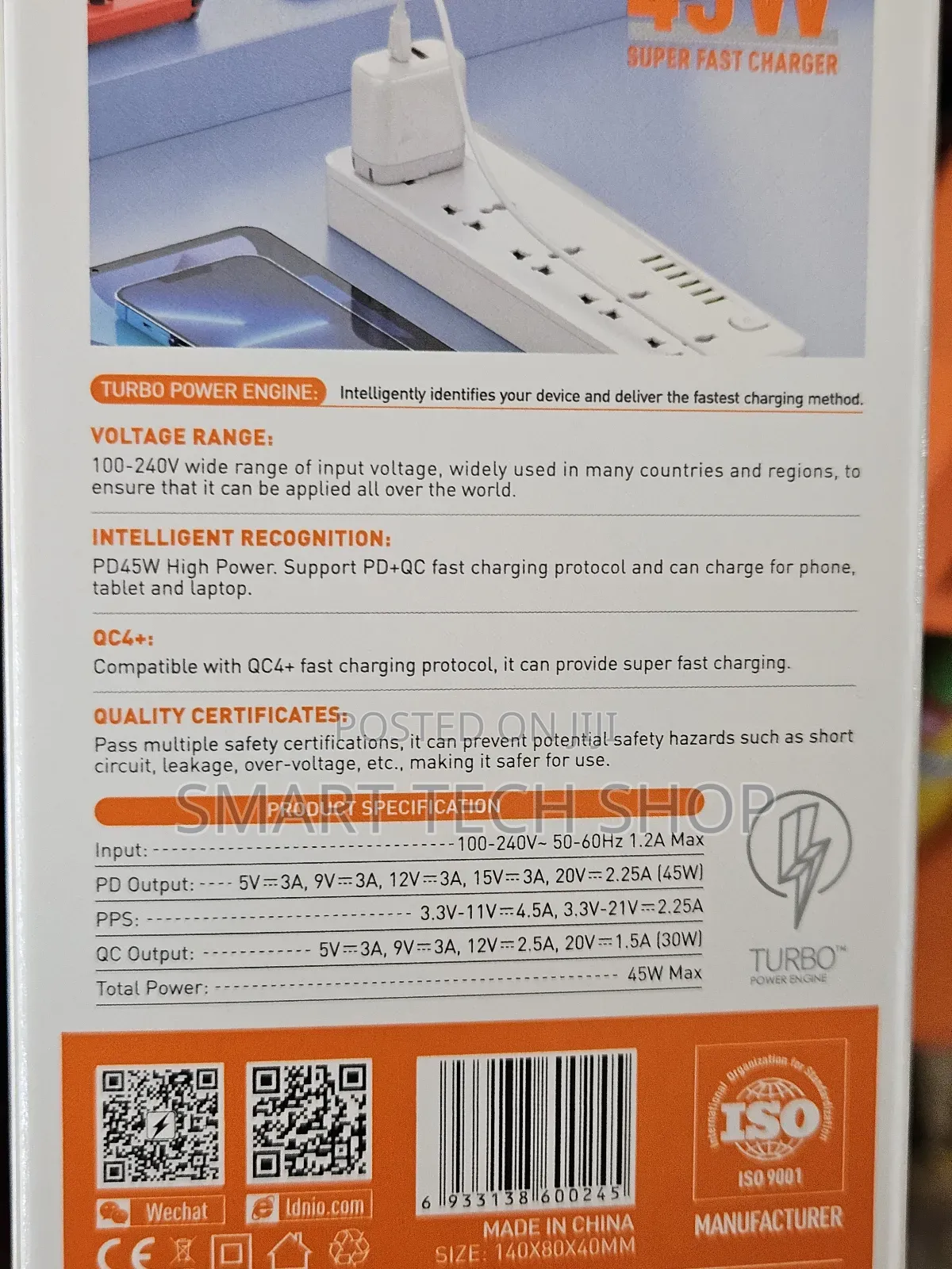 5 Socket Ldnio Sc5415 China Power Strip Fit Extension