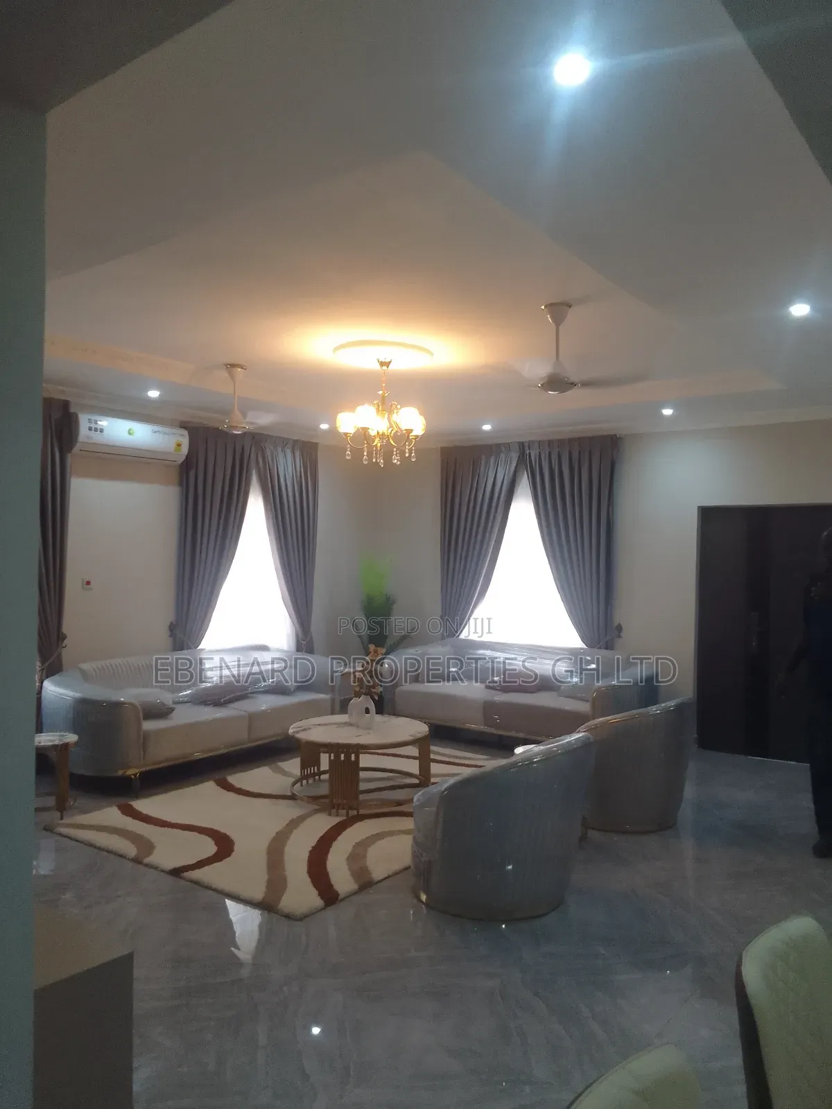 Furnished 3bdrm House in Ebenard Properties, Sakumono for sale
