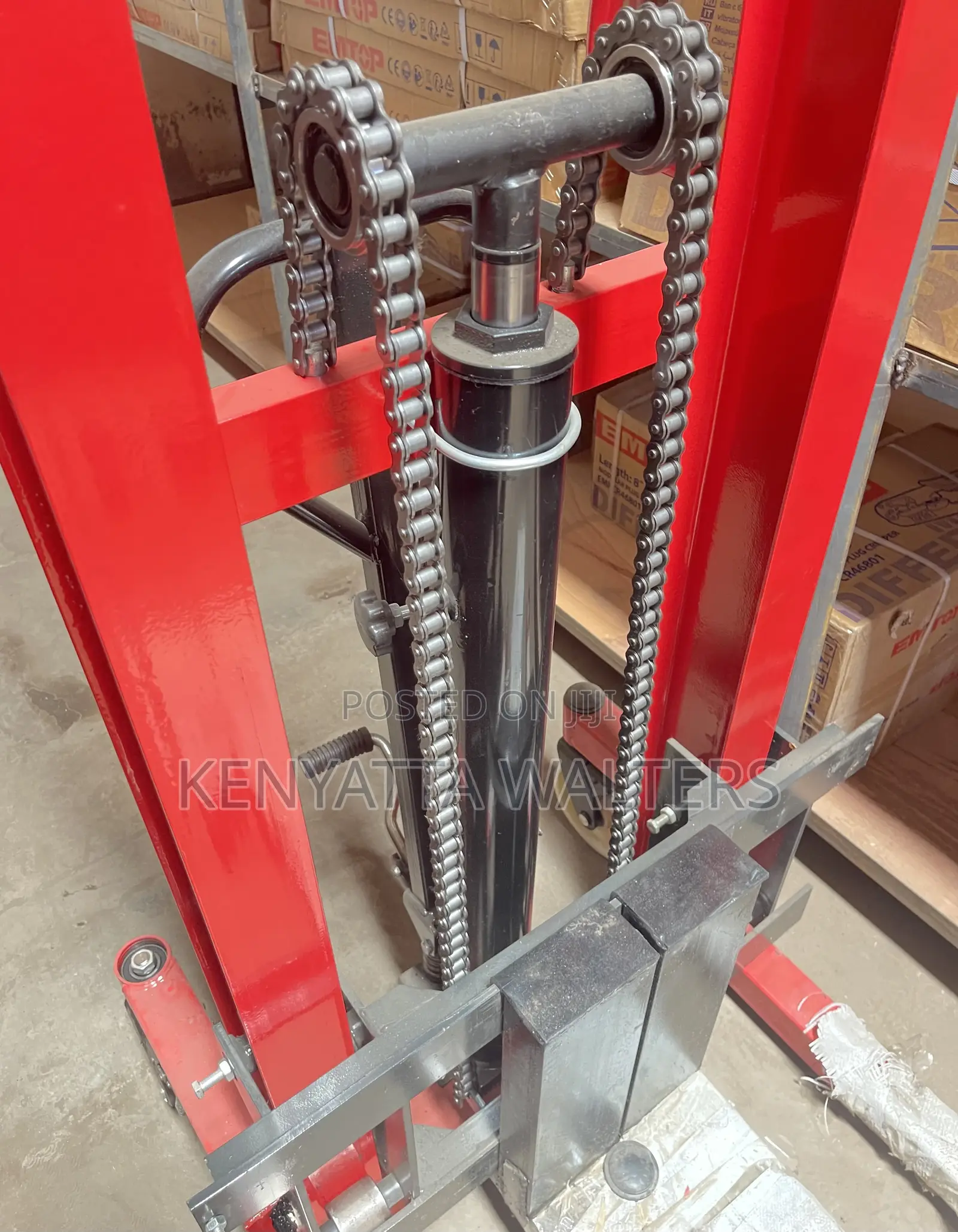 Manual Pallet Lifter 2000kg Load Capacity Stacker Heavy Duty Forklift
