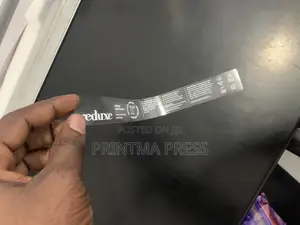 Transparent Label Print