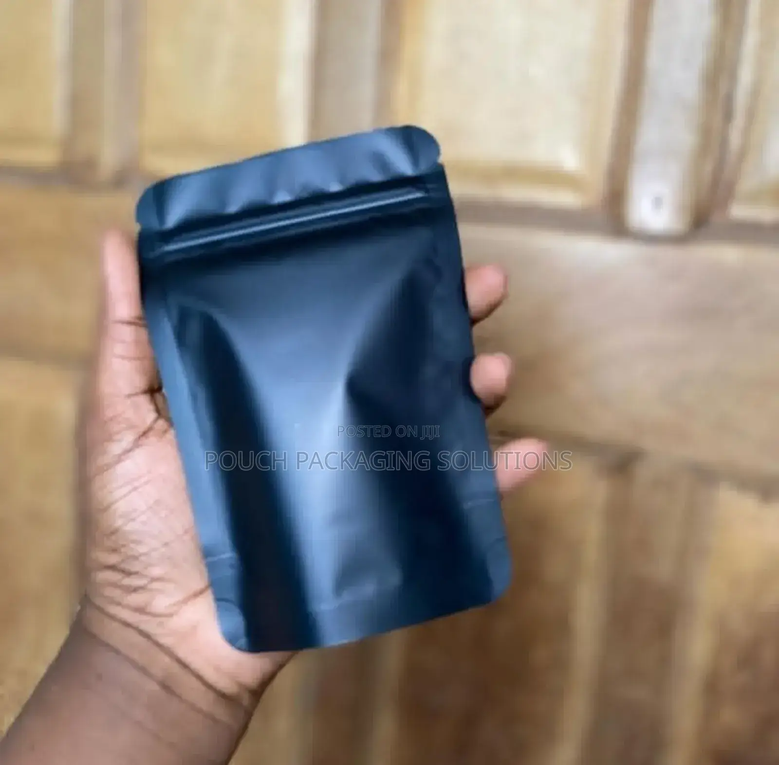 Matte Black Windowless Foil Pouches