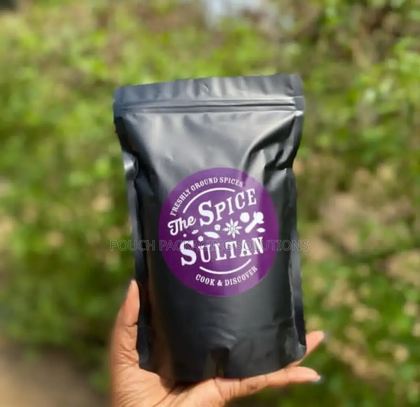 Matte Black Windowless Foil Pouches