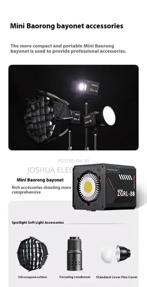 80w Led Video Light With Built-in Rechargeable Battery And Adjustable