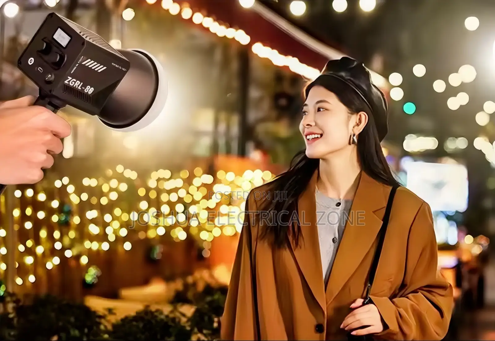 80w Led Video Light With Built-in Rechargeable Battery And Adjustable