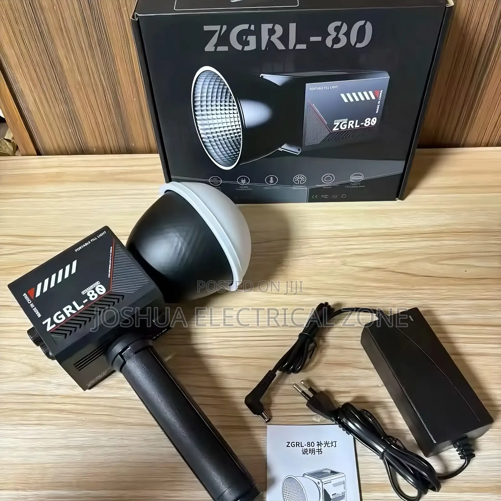 80w Led Video Light With Built-in Rechargeable Battery And Adjustable