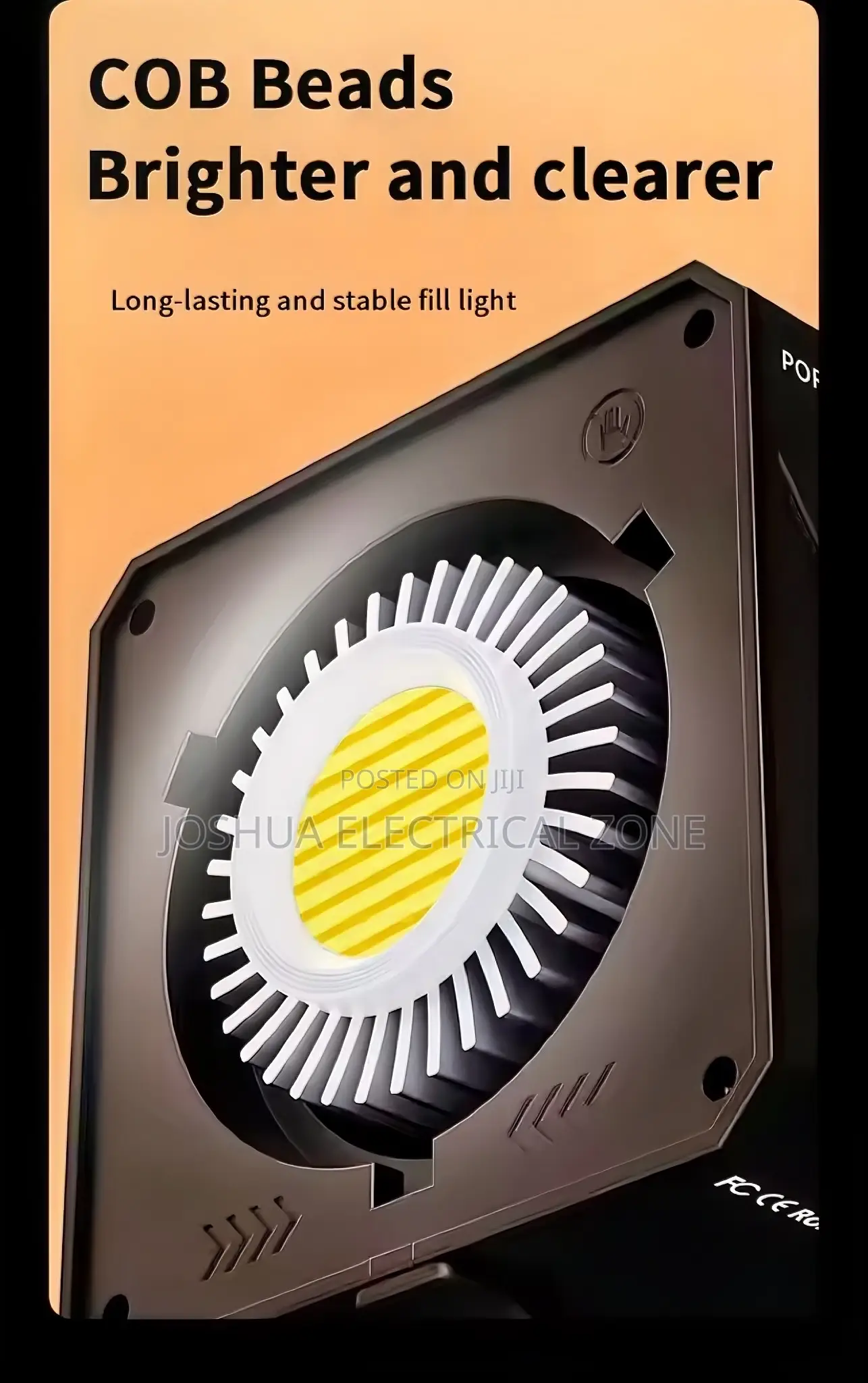80w Led Video Light With Built-in Rechargeable Battery And Adjustable