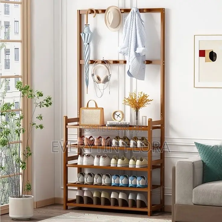 Shoes and Hut Rack