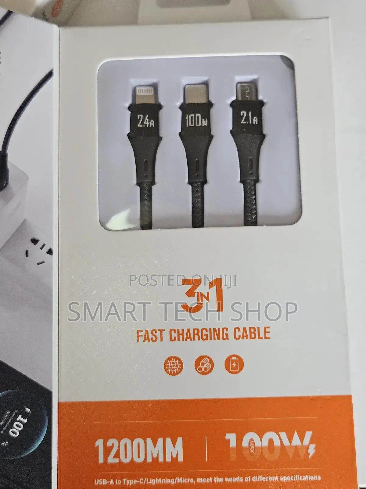 Ldnio Lc97u Universal Multi-Function Charging Cable Tablet 3 in 1