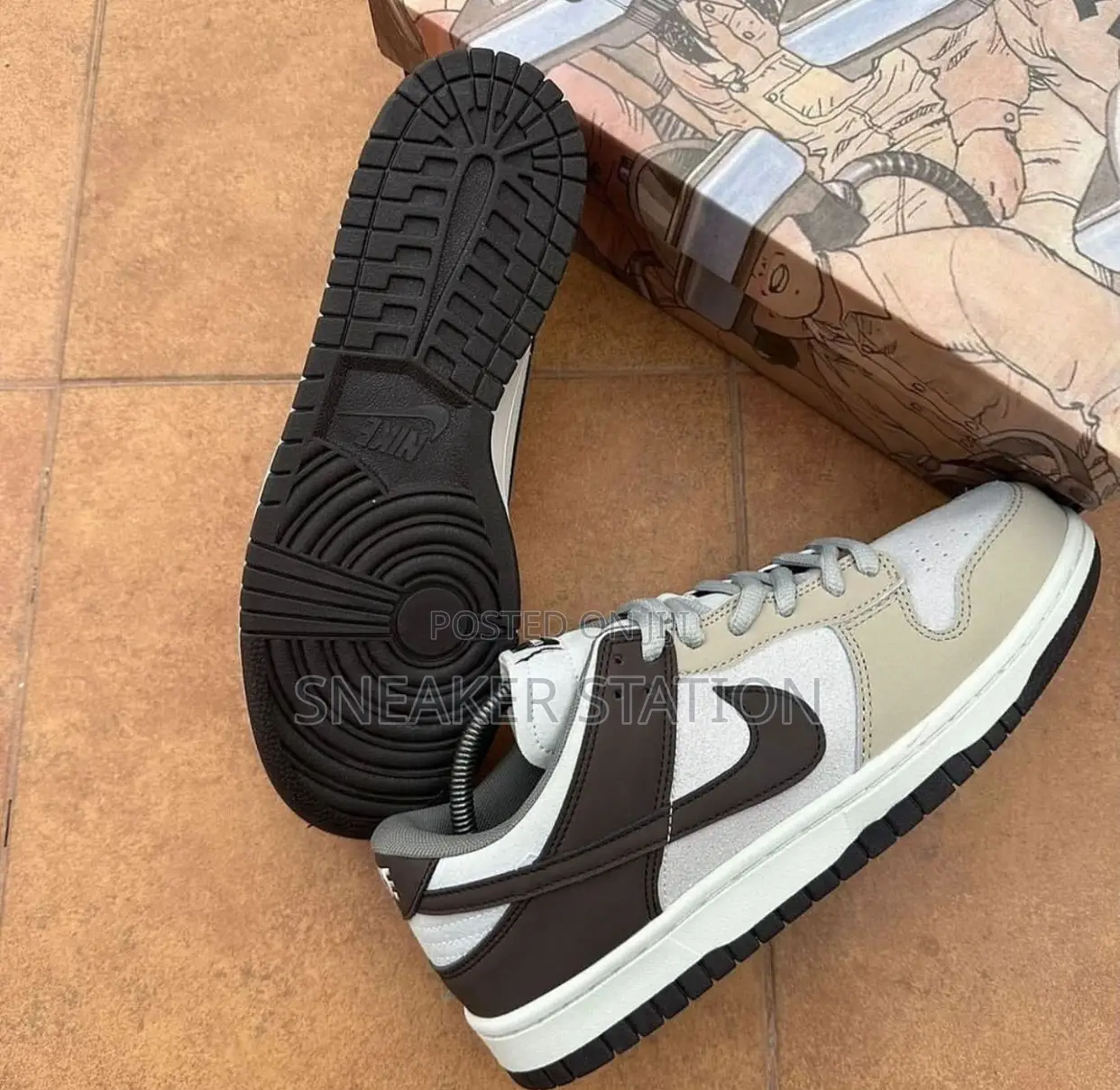 Nike Sb Steamboy Brown/White Sneaker