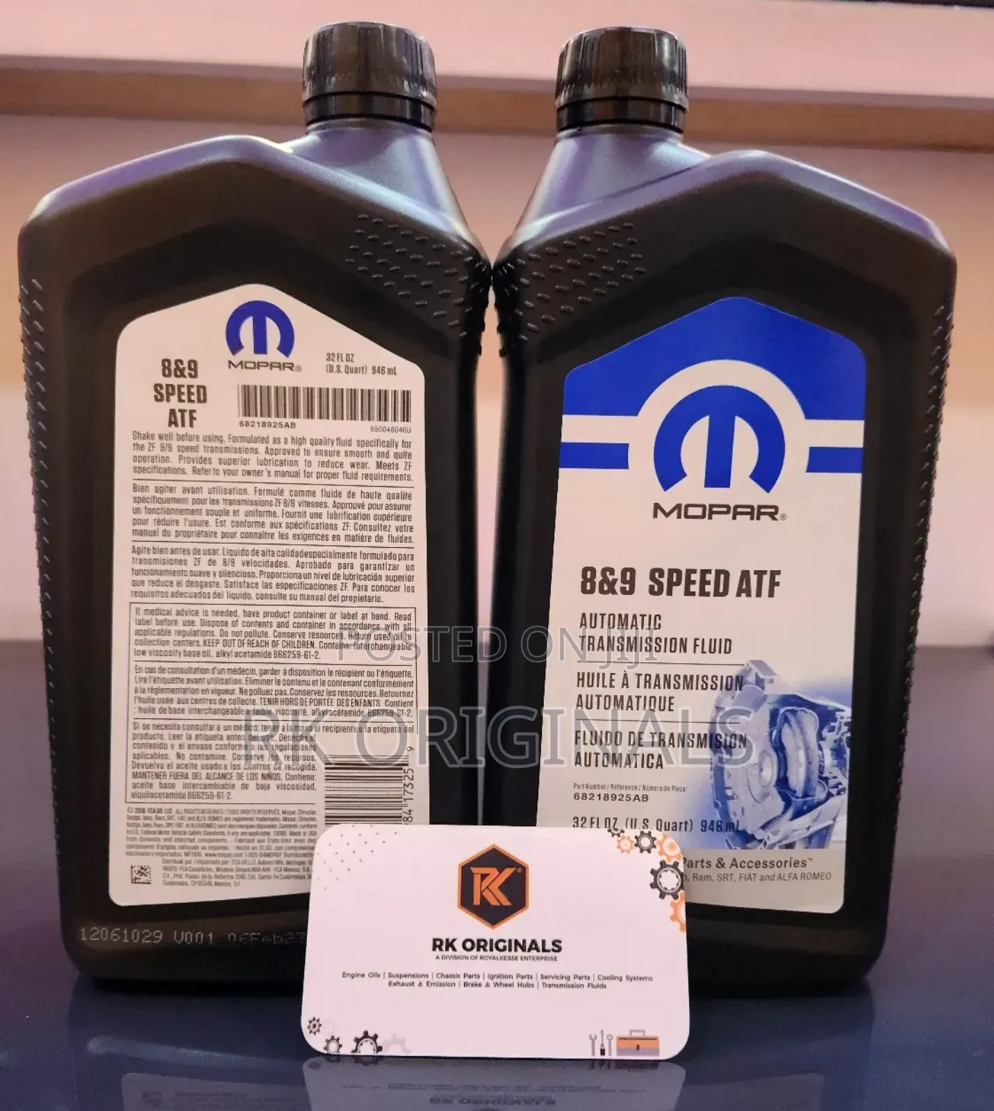 Mopar 8and9 Speed Transmission Fluids 1l Imported From Usa🇺🇸