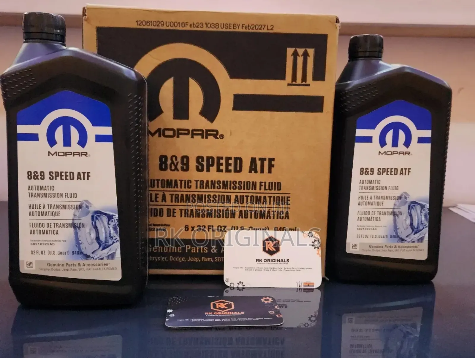 Mopar 8and9 Speed Transmission Fluids 1l Imported From Usa🇺🇸