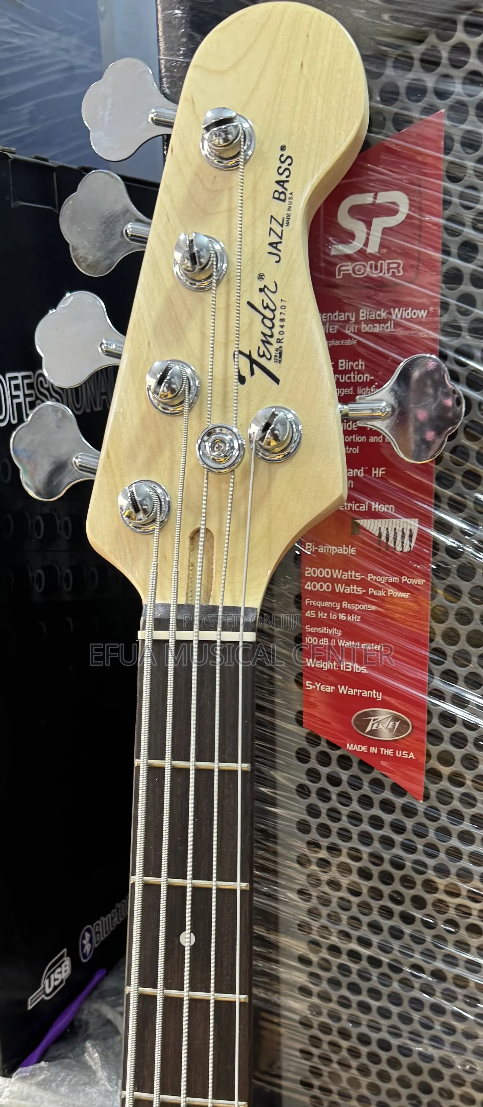 Fender Jazz Passive Bass Guitar Classic
