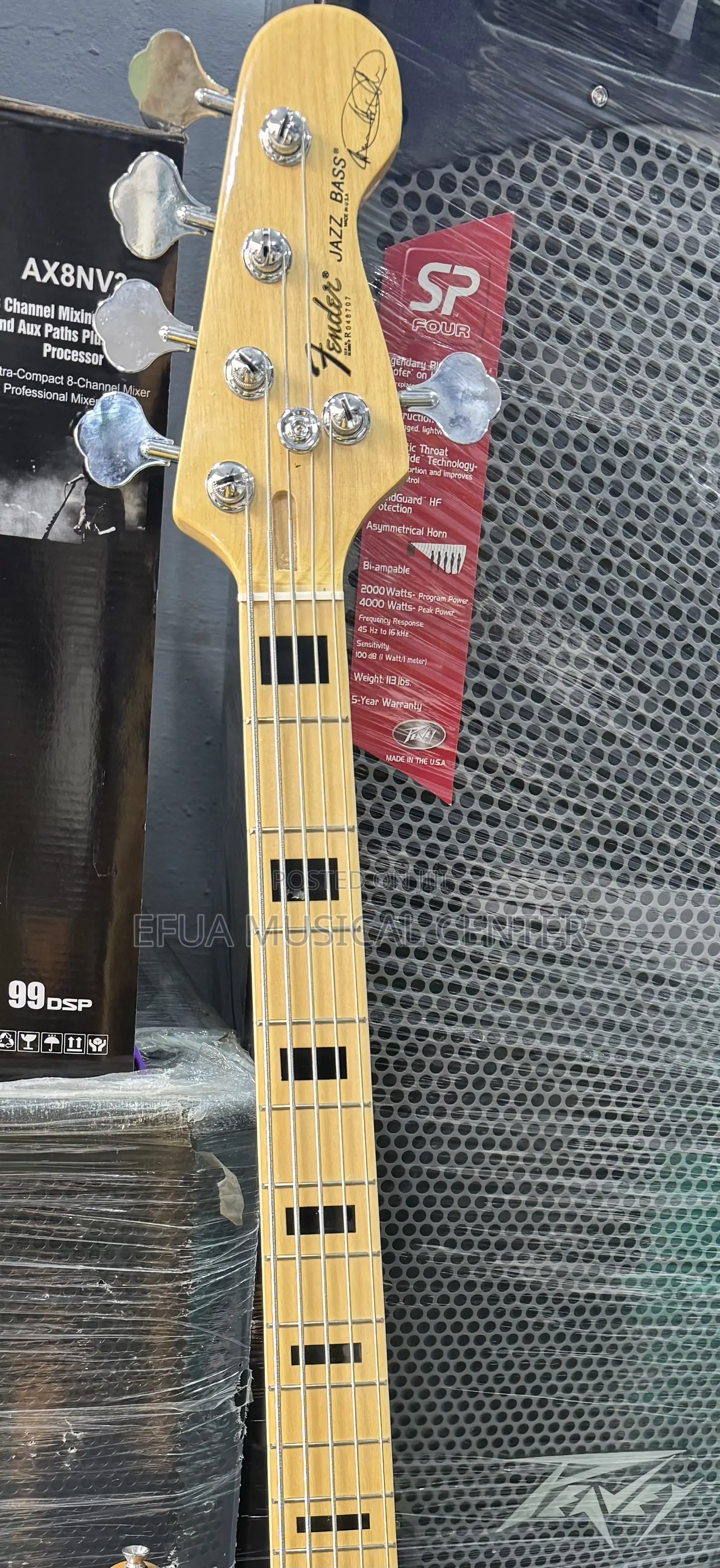 Fender Jazz Passive Bass Guitar Classic
