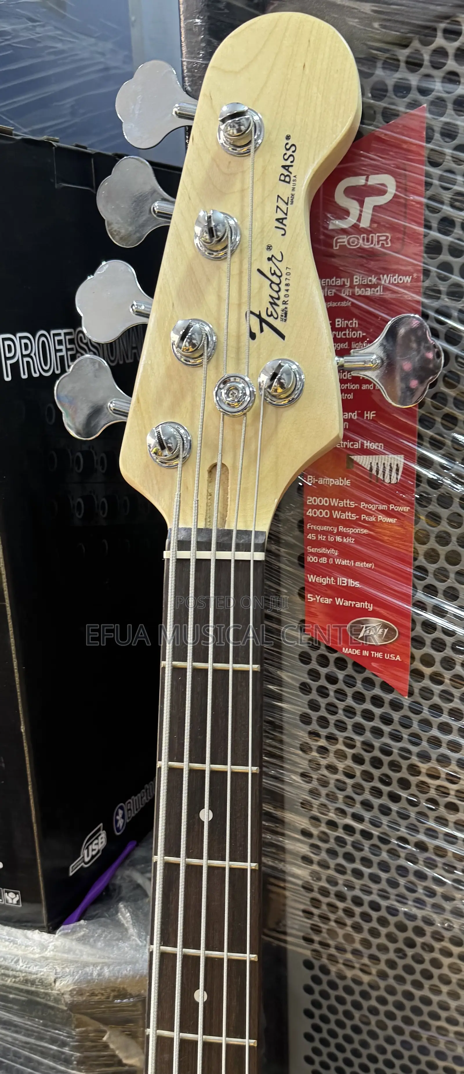 Fender Jazz Passive Bass Guitar Classic