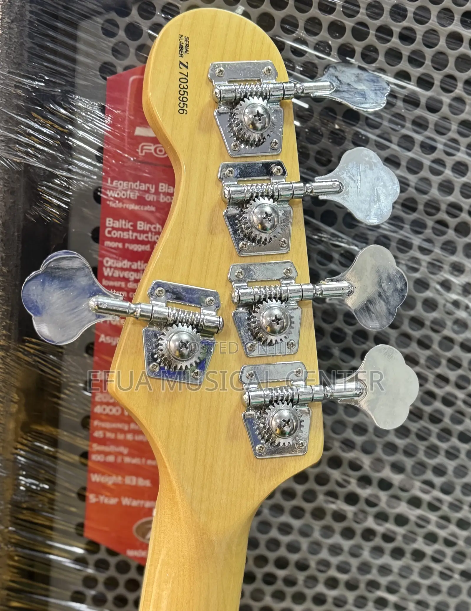 Fender Jazz Passive Bass Guitar Classic