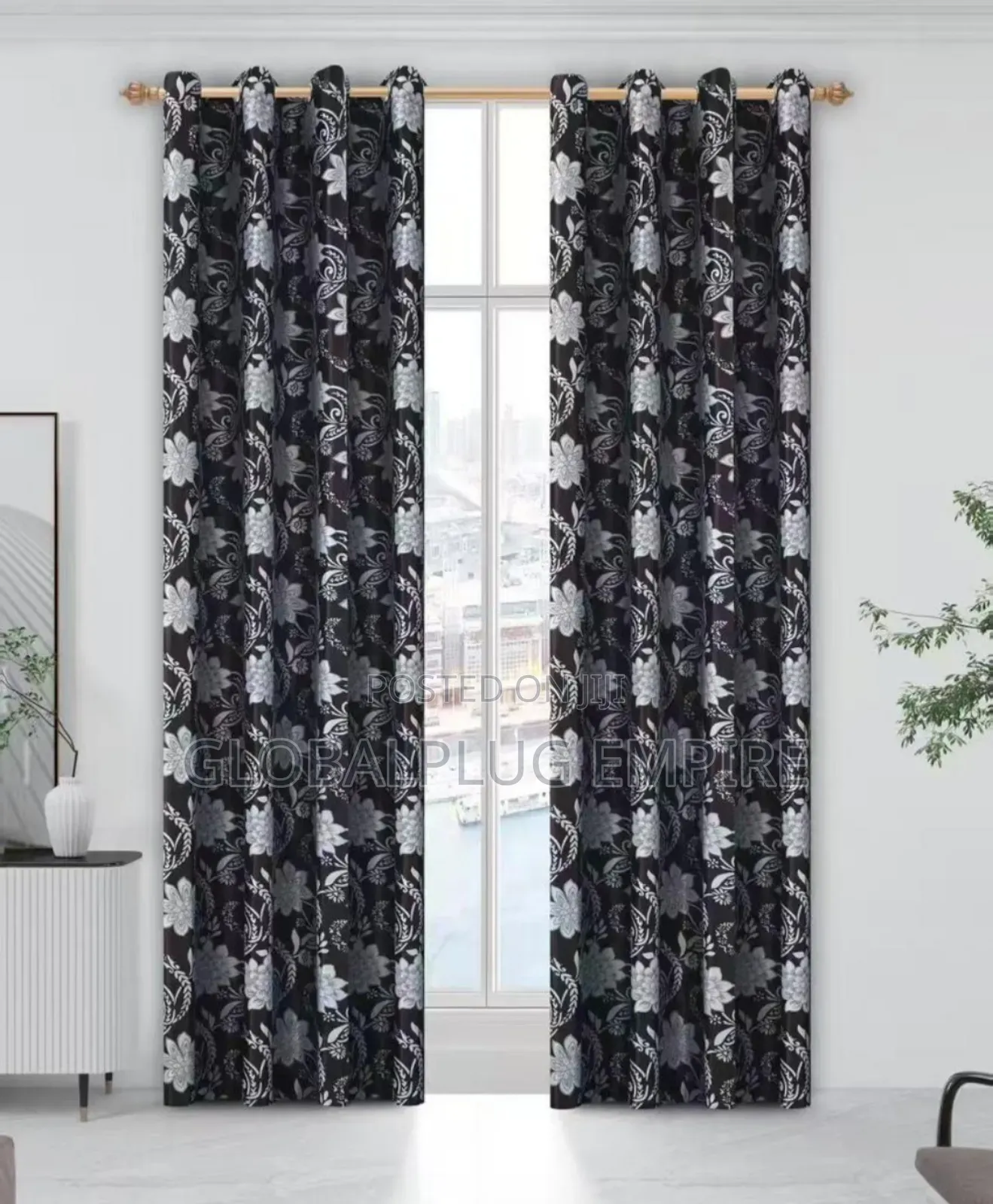 2 Pair Curtains
