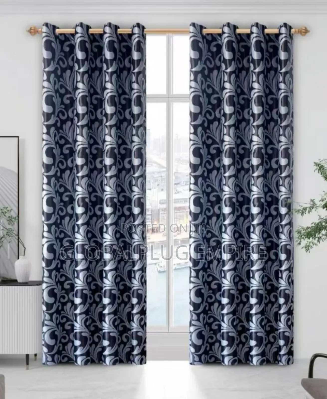 2 Pair Curtains
