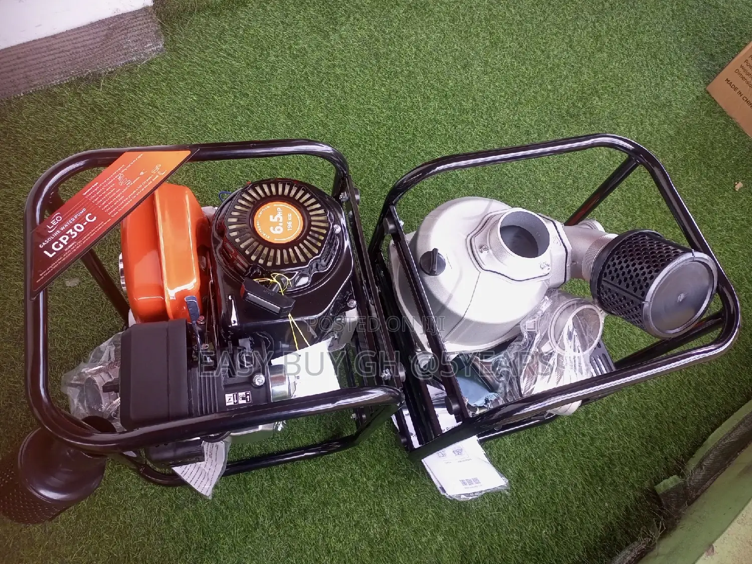 High Flow Rate 3 Inches Water Pump Leo 6.5hp Leo Water Pump